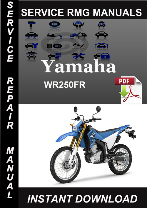 Product picture Yamaha WR250FR Service Repair Manual Download