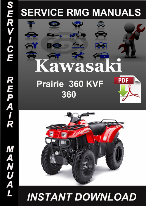 Product picture Kawasaki Prairie 360 KVF 360 Service Repair Manual Download