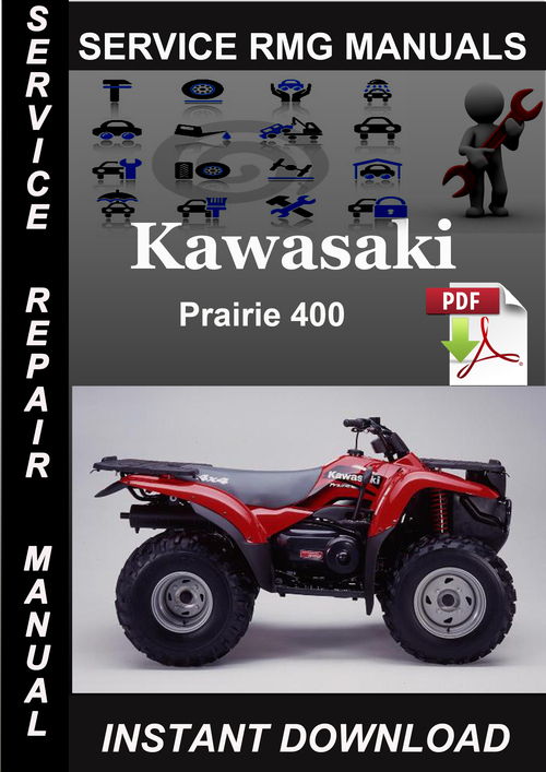 Product picture Kawasaki Prairie 400 Service Repair Manual Download