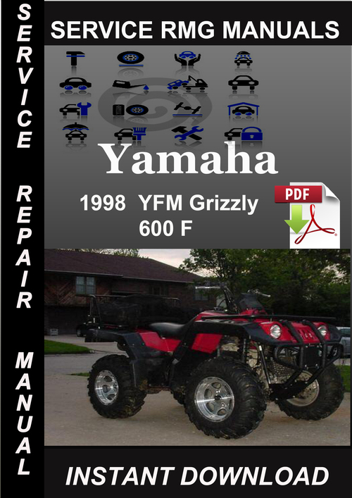 Product picture 1998 Yamaha YFM Grizzly 600 F Service Repair Manual Download