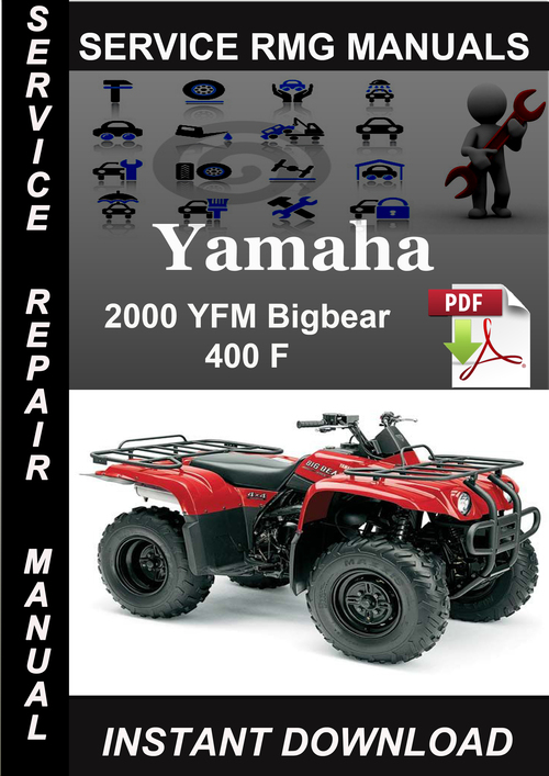 Product picture 2000 Yamaha YFM Bigbear 400 F Service Repair Manual Download