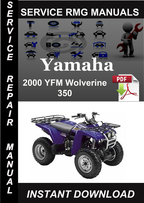 Product picture 2000 Yamaha YFM Wolverine 350 Service Repair Manual Download