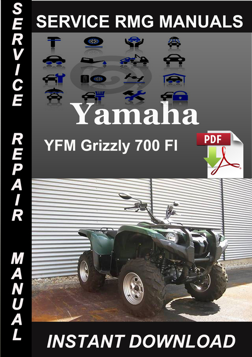 Product picture Yamaha YFM Grizzly 700 FI Service Repair Manual Download