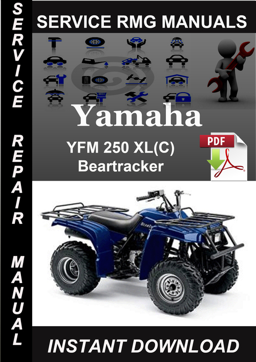 Product picture Yamaha YFM250XL(C) Beartracker Service Repair Manual Downloa