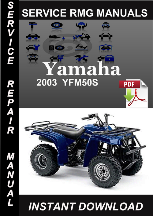 Product picture 2003 Yamaha YFM50S Service Repair Manual Download