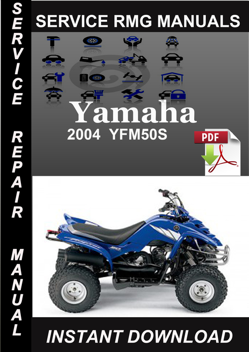 Product picture 2004 Yamaha YFM50S Service Repair Manual Download