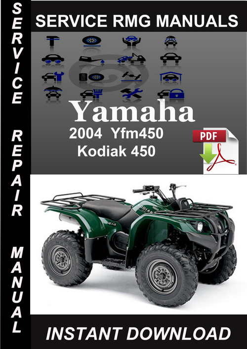 Product picture 2004 Yamaha Yfm450 Kodiak 450 Service Repair Manual Download