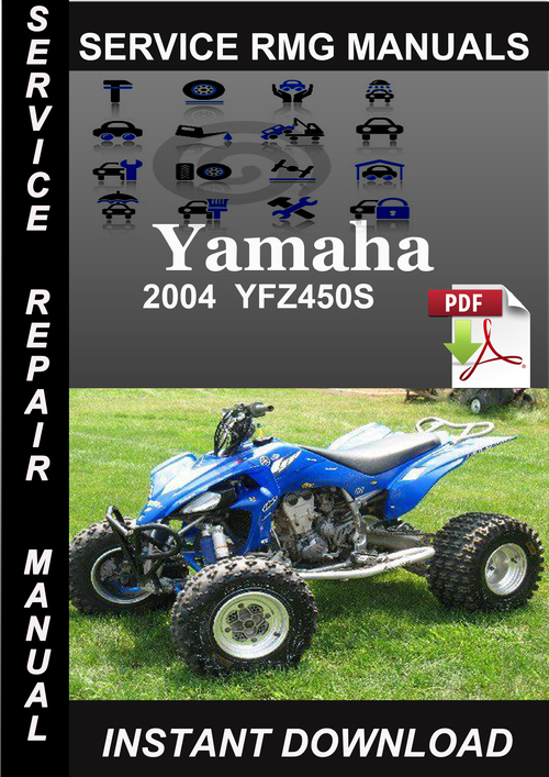 Product picture 2004 Yamaha YFZ450S Service Repair Manual Download