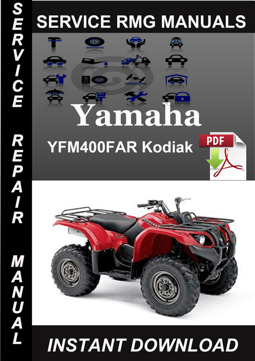 Product picture Yamaha YFM400FAR Kodiak Service Repair Manual Download