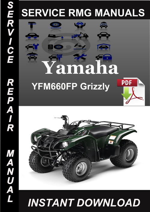 Product picture Yamaha YFM660FP Grizzly Service Repair Manual Download