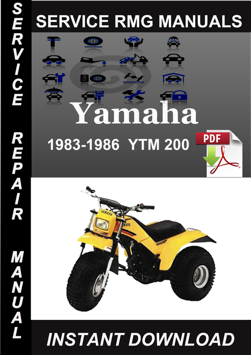 Product picture 1983-1986 Yamaha YTM 200 Service Repair Manual Download