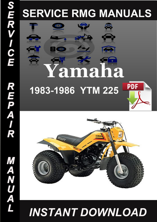 Product picture 1983-1986 Yamaha YTM 225 Service Repair Manual Download