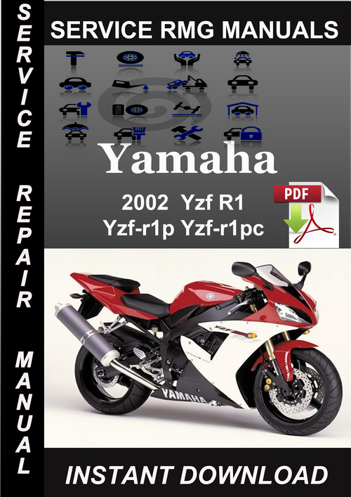 Product picture 2002 Yamaha Yzf R1 Yzf-r1p Yzf-r1pc Service Repair Manual Do