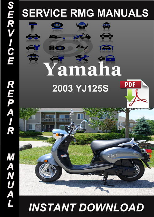 Product picture 2003 Yamaha YJ125S Service Repair Manual Download