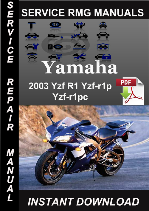 Product picture 2003 Yamaha Yzf R1 Yzf-r1p Yzf-r1pc Service Repair Manul Dow