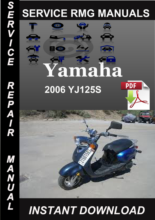 Product picture 2006 Yamaha YJ125S Service Repair Manual Download