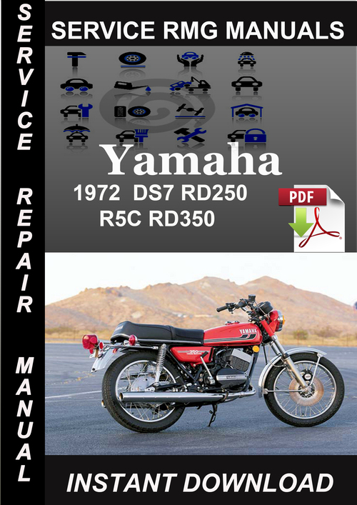 Product picture 1972 Yamaha DS7 RD250 R5C RD350 Service Repair Download
