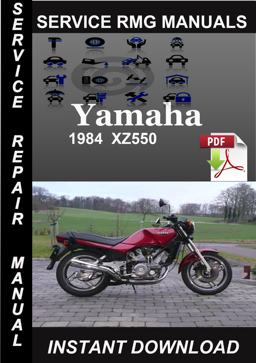 Product picture 1984 Yamaha XZ550 Service Repair Manual Download