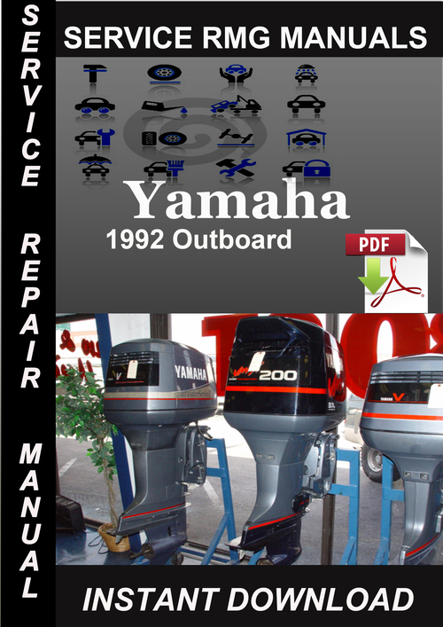 Product picture 1992 Yamaha Outboard Service Repair Manual Download
