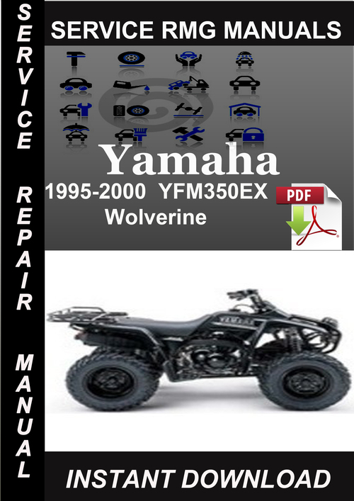 Product picture 1995-2000 Yamaha YFM350EX Wolverine Service Repair Manual Do