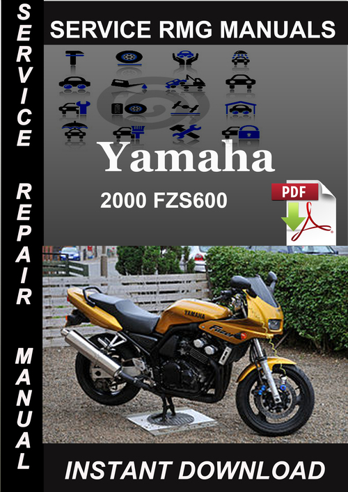 Product picture 2000 Yamaha FZS600 Service Repair Manual Download