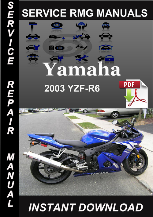 Product picture 2003 Yamaha YZF-R6 Service Repair Manual Download