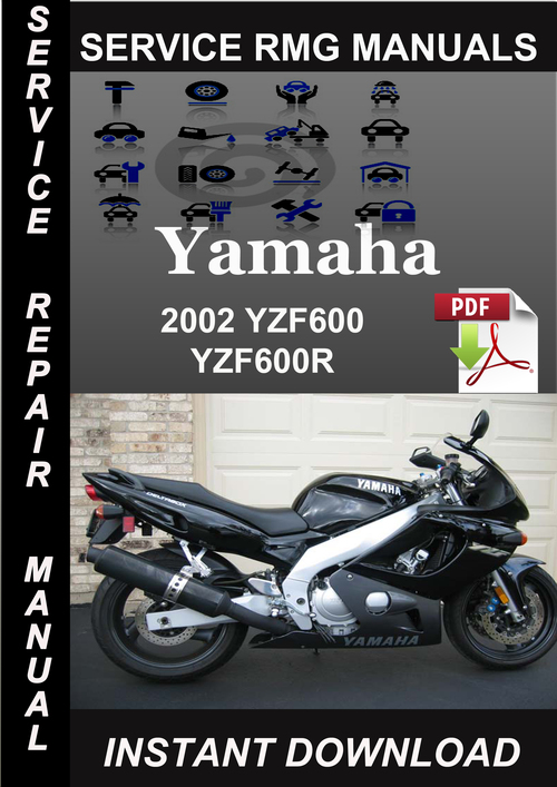 Product picture 2002 Yamaha YZF600 YZF600R Service Repair Manual Download