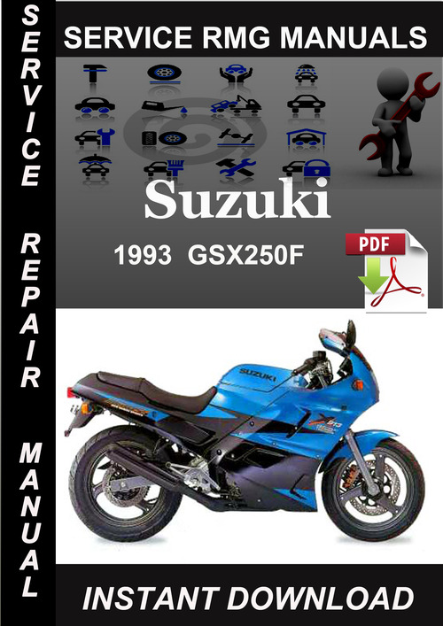 Product picture 1993 Suzuki GSX250F Service Repair Manual Download