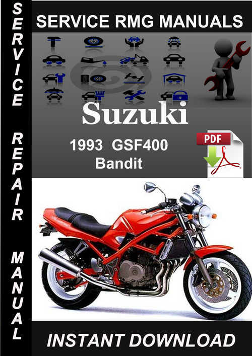 Product picture 1993 Suzuki GSF400 Bandit Service Repair Manual Download