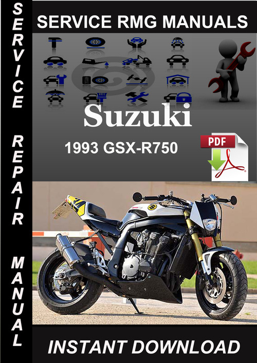 Product picture 1993  Suzuki GSX-R750 Service Repair Manual Download
