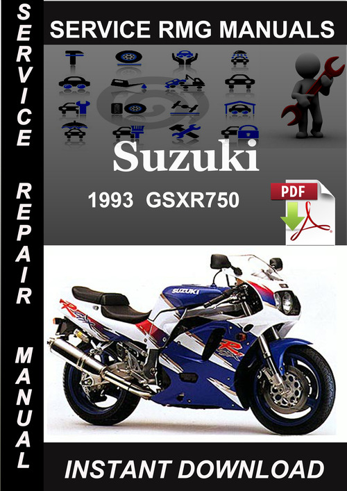Product picture 1993 Suzuki GSXR750 Service Repair Manual Download