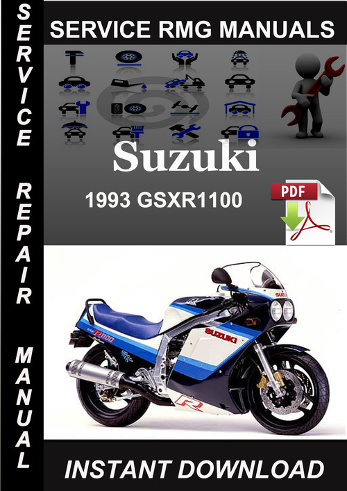 Product picture 1993 Suzuki GSXR1100 Service Repair Manual Download