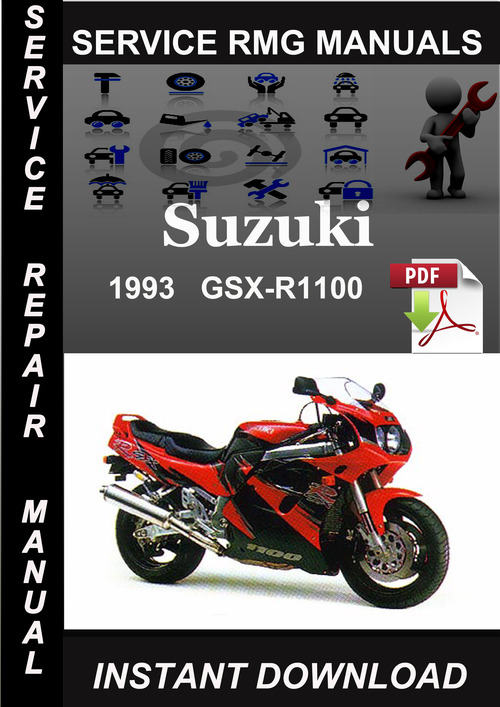 Product picture 1993 Suzuki GSX-R1100 Service Repair Manual Download
